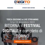 Rankister sponsor a Deegito, Turin Digital Festival