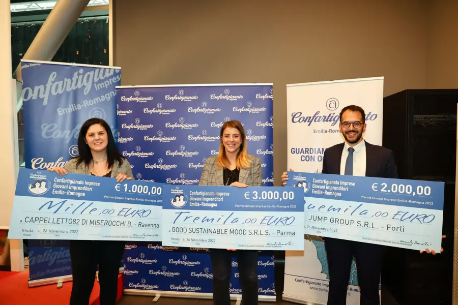 Alla “Good Sustainable Mood”, azienda di Parma, il premio “Giovani Imprese Emilia-Romagna 2022