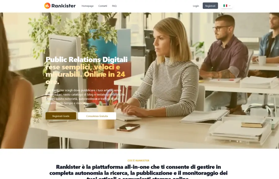 Black Friday di Rankister 60%: oltre 250 testate e blog per Link building e Digital Pr