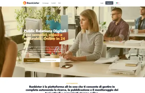 Black Friday di Rankister 60%: oltre 250 testate e blog per Link building e Digital Pr