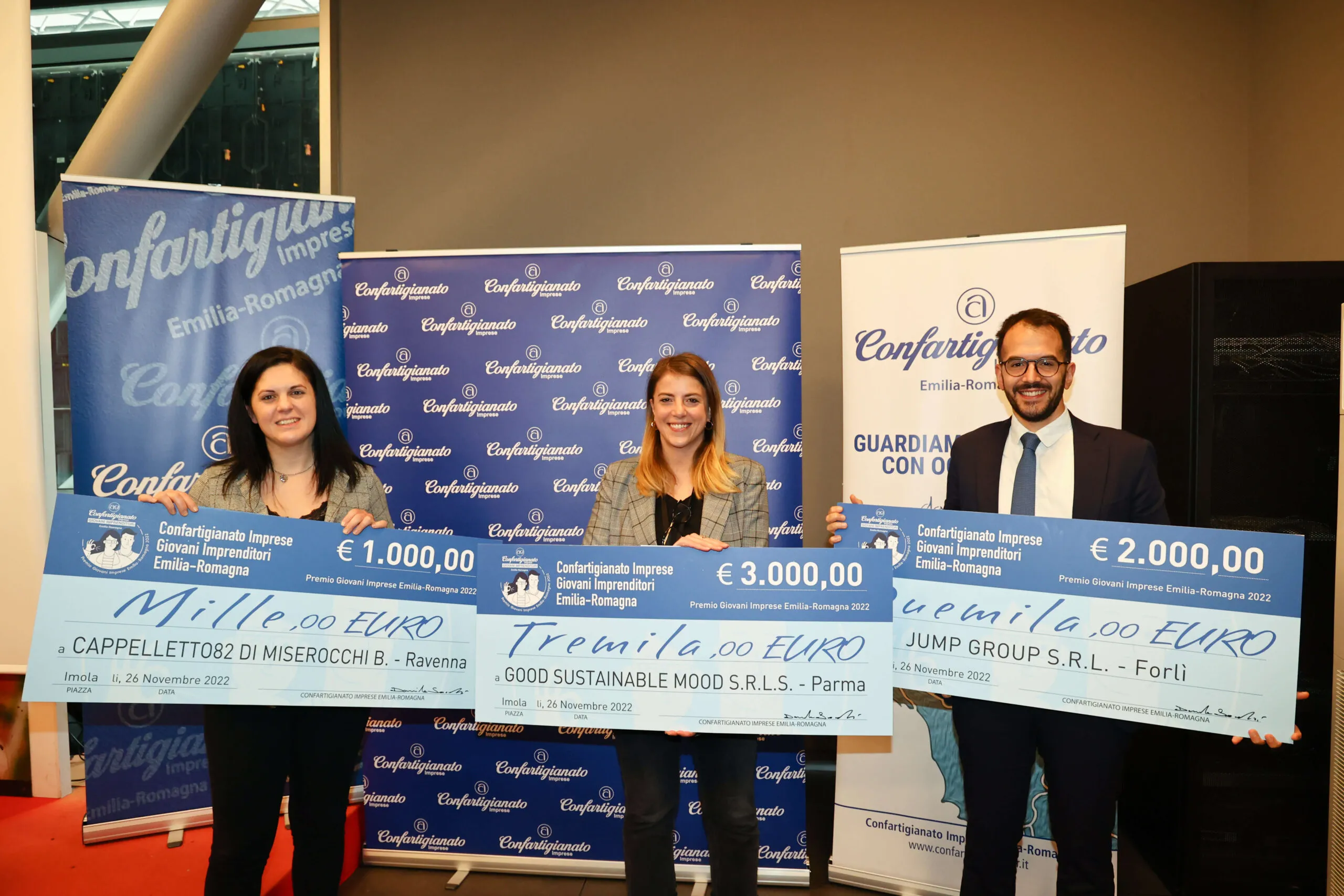 Alla “Good Sustainable Mood”, azienda di Parma, il premio “Giovani Imprese Emilia-Romagna 2022