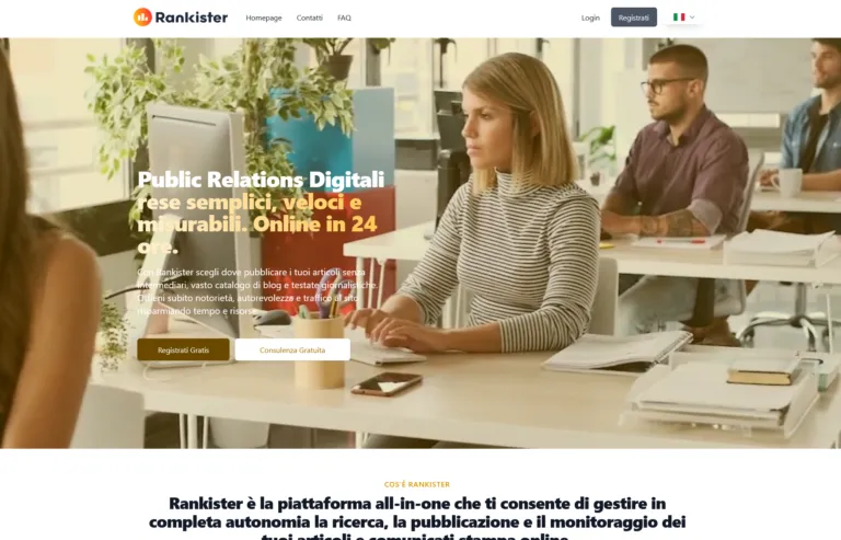 Black Friday di Rankister 60%: oltre 250 testate e blog per Link building e Digital Pr