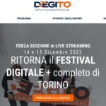 Rankister sponsor a Deegito, Turin Digital Festival